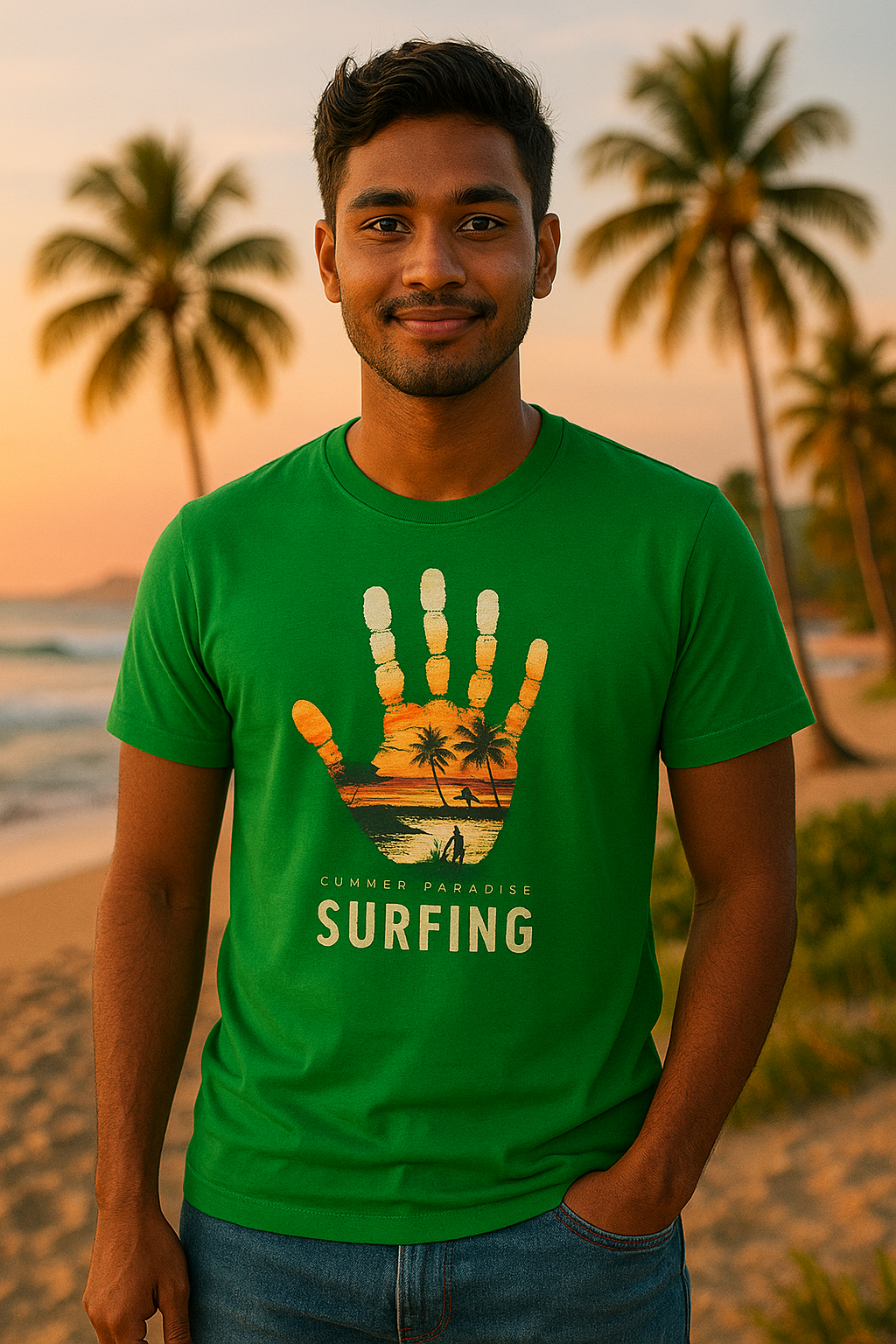 Surfing Palm